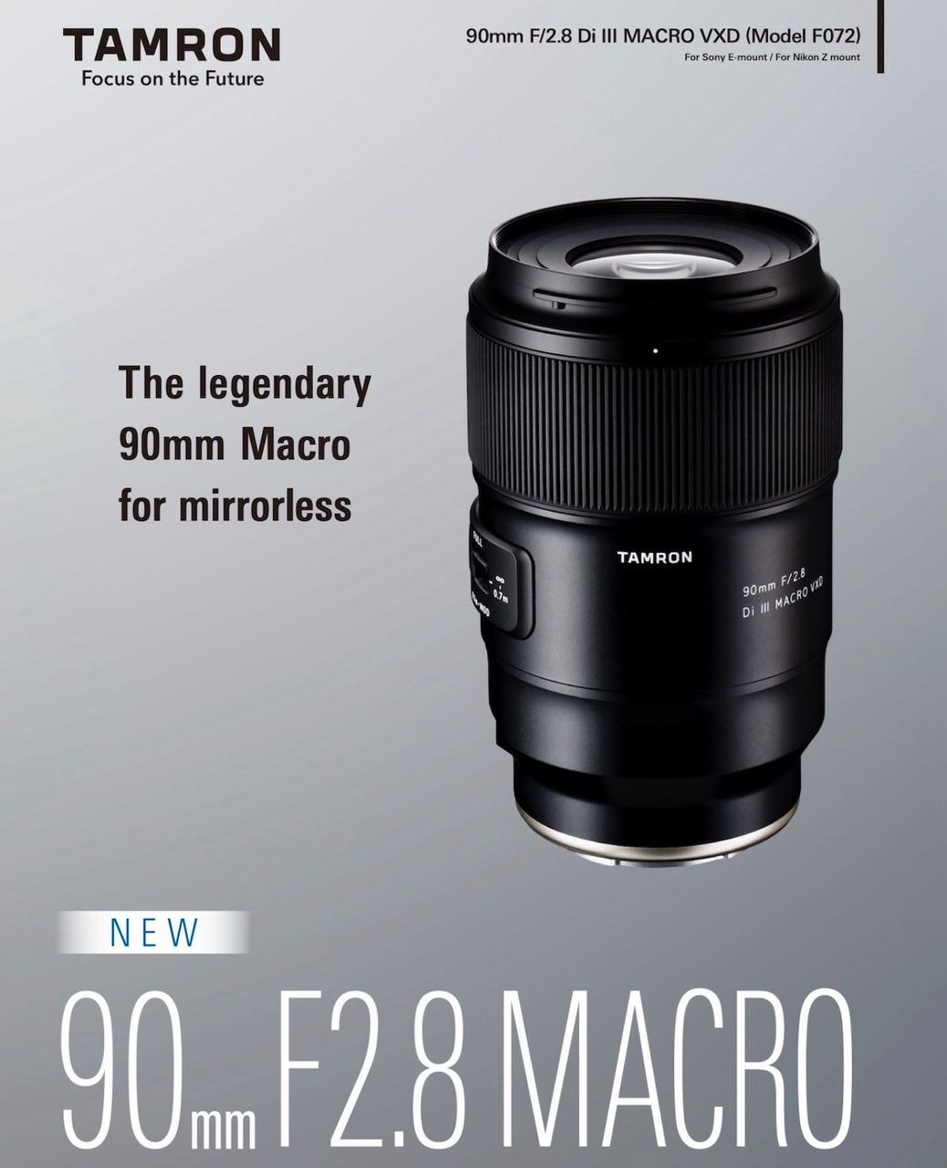 tamron 90mm f/2.8 di iii macro vxd – objectif macro hautes performances tamron 90mm f/2.8 di iii macro vxd – objectif macro hautes performances